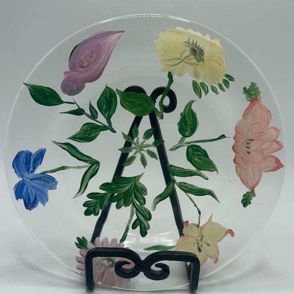 Vintage Royal Danube Glass Plates - Set of 4 - Picture 8 of 10